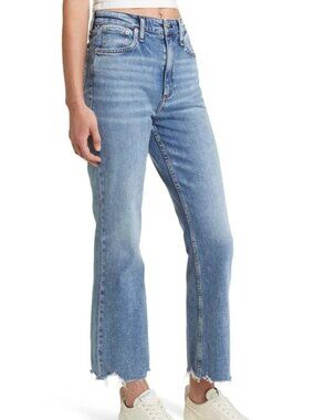 RAG & BONE Casey High-Rise Ankle Flare Jeans in Pebbles - 29